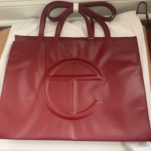 Telfar Shopping Bag Oxblood Large